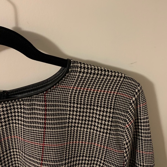 Gray Blouse with Silver Zipper - Picture 3 of 5